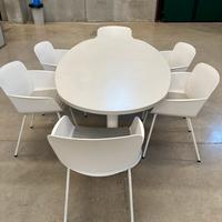 Tavolo moderno con 6 sedie