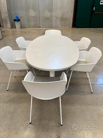Tavolo moderno con 6 sedie