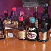 bottigliette di alcolici