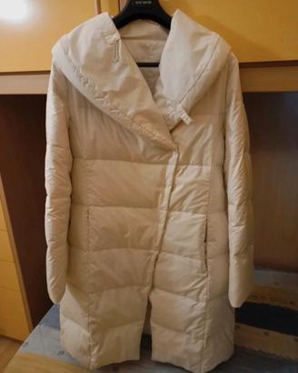 Piumino d'oca bianco, donna. 