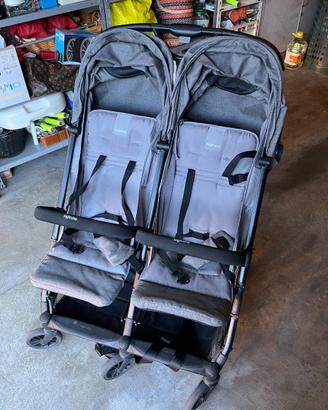 Passeggino Gemellare Inglesina Twin Sketch Grigio