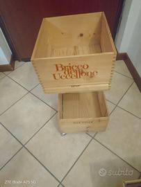 Contenitore Porta libri a tema vino
