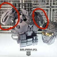 Spalle armatura SRU cosplay softair