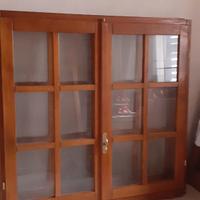 2 finestre in legno massello