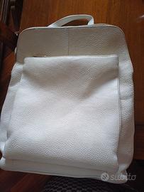 Borsa/zaino colore bianco CVD