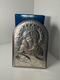 Icona della Vergine Maria in argento ITS Argenti