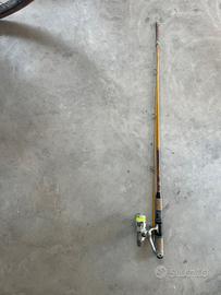canna da pesca spinning due pezzi