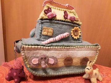 Én Gry & Sif Felted Noah's Ark Bag