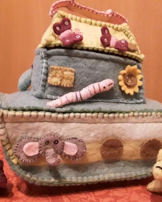 Én Gry & Sif Felted Noah's Ark Bag
