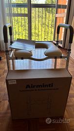Sedia comoda WC e doccia Airmini regolabile –