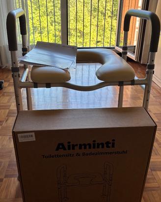Sedia comoda WC e doccia Airmini regolabile –