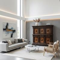 Libreria credenza metà XX secolo rinascimento