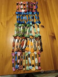 50 matassine assortite Brother nm 25 Dmc e Anchor 