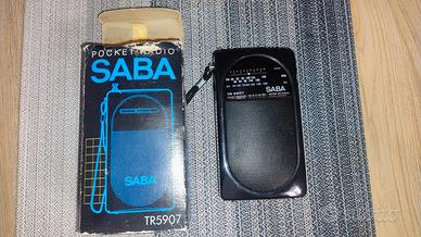 Radio portatile vintage saba tr 5907