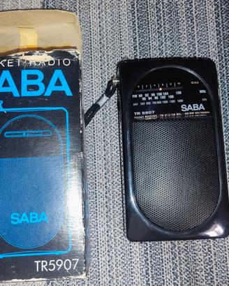 Radio portatile vintage saba tr 5907
