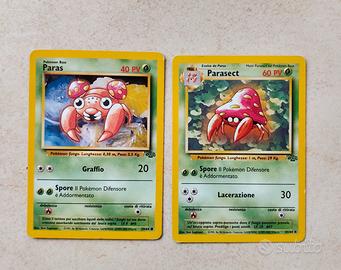 Paras 59/64 e Parasect 41/64 jungle Pokemon