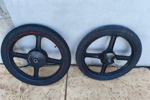 Coppia cerchi lega 16" Piaggio Ciao