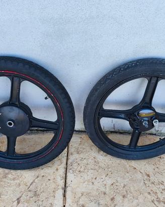 Coppia cerchi lega 16" Piaggio Ciao