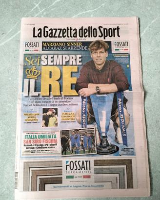 SIINNER VINCE ATP FINALS A TORINO GAZZETTA