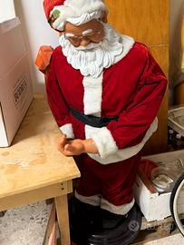 Babbo natale meccanizzato per vetrina grande