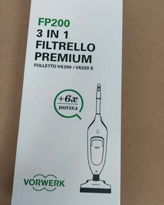 sacchetti Filtrello FP200 folletto VK200 e VK220S