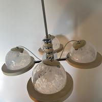 Lampadario space age anni 70 originale