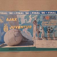 Biglietto finale  Champions Ajax-Juventus 1996