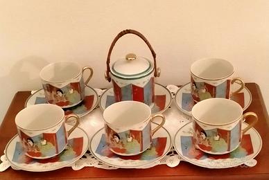 ANTICO Servizio da The porcellana giapponese 