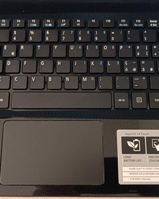 Notebook ACER  ASPIRE E14 TOUCH Intel i5 GUASTO