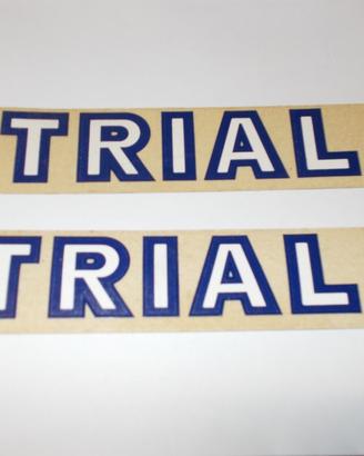 Adesivi fantic trial anni '70 primi '80
