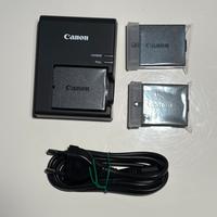 Kit 3 batterie Canon LP-E10 con caricabatterie