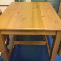 tavolo a ribalta ikea in legno