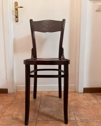 4 Sedie il legno vintage