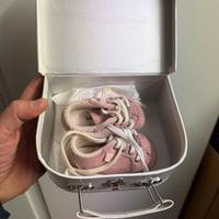 Scarpina Baby Dior rosa con valigetta