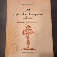 32 pagine d'un buongustaio milanese