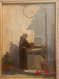 Dipinto Olio. Padre Ortenzio GIONFRA