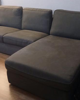 KIVIK Divano a 3 posti con chaise-longue, Gunnared