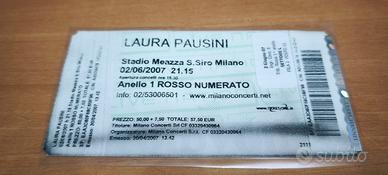 biglietto concerto Laura Pausini 