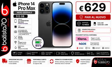 Apple iPhone 14 Pro Max Nero Siderale 512 GB