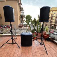 Sound System Turbo Sound + Finali/case + Stativi