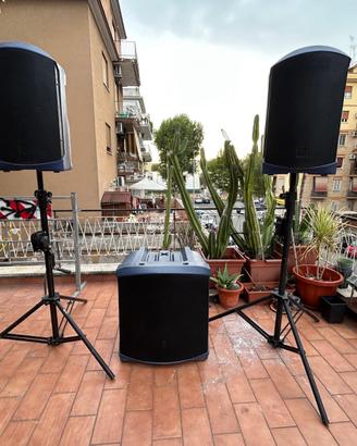 Sound System Turbo Sound + Finali/case + Stativi