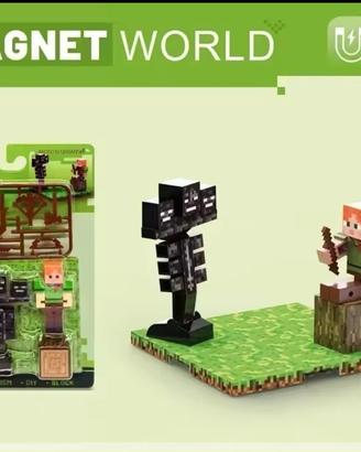 Personaggi gioco Minecraft Wither Magnet World 