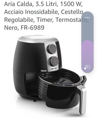 friggitrice ad aria  lt 3,5