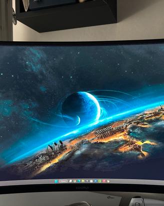Monitor Curvo 27” KOORUI Gaming 180hz 1ms