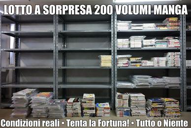🔥 LOTTO 200 VOLUMI MANGA - TENTA LA FORTUNA! 🔥