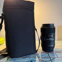 Obbiettivo Macro Sigma Canon + flash anulare Meke