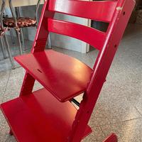 Sedia seggiolone stokke con baby set