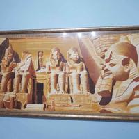 Papiro egiziano compresa cornice 200 x 100 cm