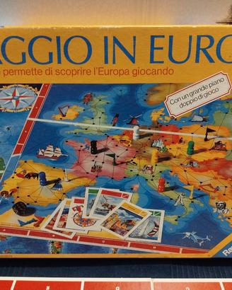 Viaggio in Europa Ravensburger anni 80 COMPLETO 