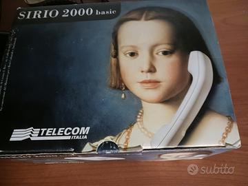 Telefono fisso sirio 2000 nero nuovo